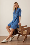 Bonnie Relaxed Shirt Dress, FRESH INDIGO - alternate image 5