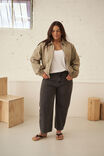 Demi Barrel Jean, FADED BLACK - example image 7