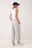 Barrel Leg Trackpant, GREY MARLE - alternate image 3