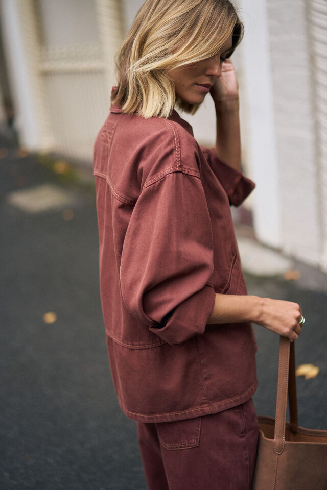 Ziggy Shacket, BURNT TOFFEE