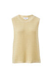 Maddy Mesh Knit Tank, NEW BUTTER - example image 2