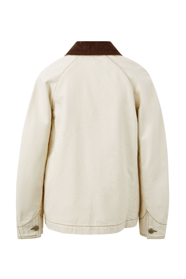 Denim Barn Jacket, NATURAL ECRU