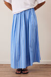Florence Maxi Skirt, OXFORD BLUE WHITE STRIPE - example image 4