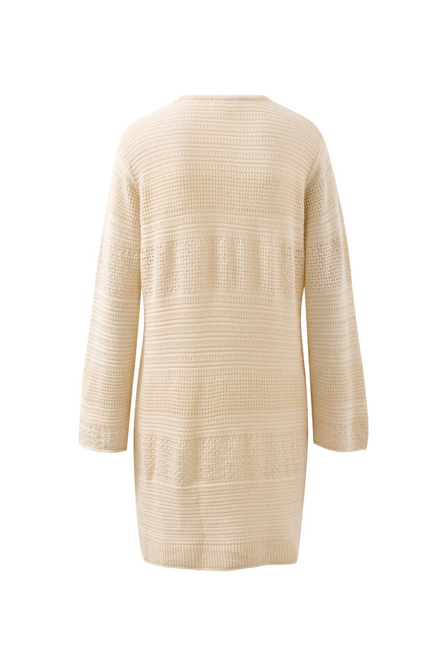 Parker Slouchy Knit Dress, ECRU