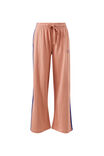 Gigi Wide Leg Terry Trackpant, PINK CLAY WASHED NAVY SIDE STRIPE - alternate image 2