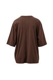 Luna Relaxed Tee, BRUNETTE - example image 3