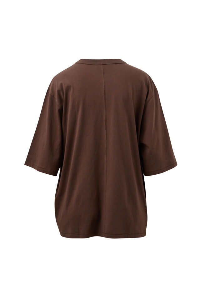 Luna Relaxed Tee, BRUNETTE