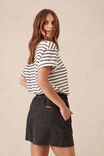 Relaxed Everyday Short, VINTAGE BLACK TWILL - alternate image 3