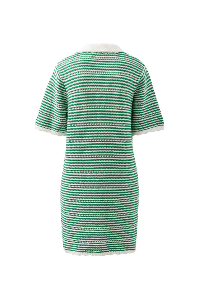 Nala Stripe Knit Mini Dress, KELLY GREEN STRIPE