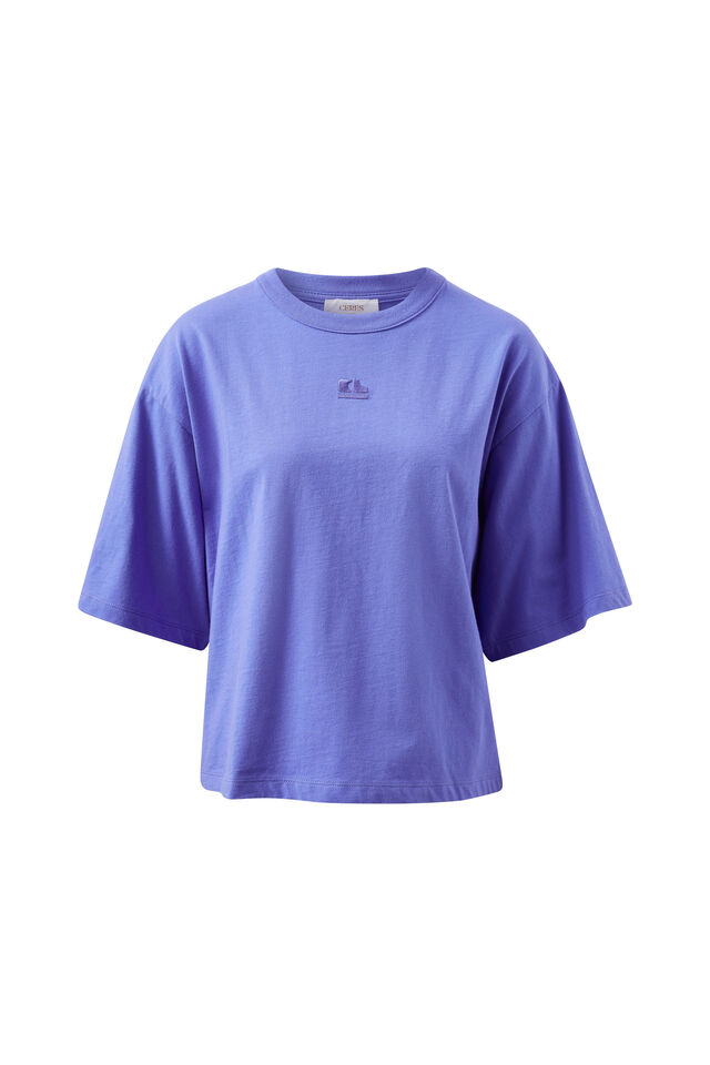 Phoebe Premium Tee, VINTAGE BLUE