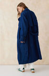 Lightweight Denim Trench Jf, DARK INDIGO - alternate image 5