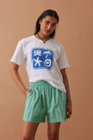 Mila Short, ZESTY GREEN TRIPLE STRIPE - alternate image 4