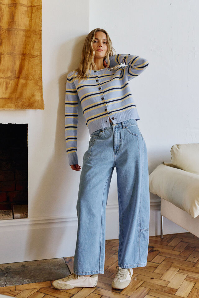 Demi Barrel Jean, VINTAGE BLUE
