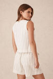 Square Neck Shell Top, PINSTRIPE - alternate image 5