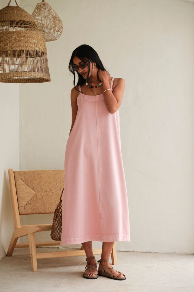 Remy Strappy Midi Dress, BLOSSOM PINK