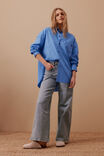 Peta Oversized Shirt, AMALFI BLUE - alternate image 4