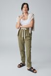 Baggy Everyday Pant With Recycled Cotton, SOFT OLIVE - alternate image 3