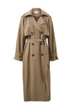 Longline Trench Coat, WARM TAUPE - alternate image 2