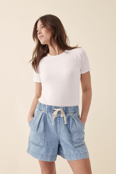Ultra Soft Teeny Tee, WHITE