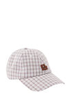 Pip Everyday Cap, WINE CHOC BLUE CHECK - alternate image 2