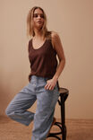 Bloom Slouchy Scoop Tank, CHOCOLATE - alternate image 5