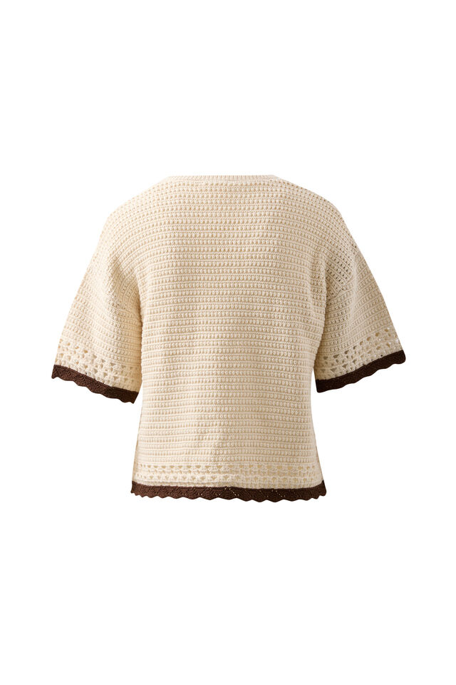 Blair Knit Tee, ECRU