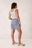 Relaxed Front Pocket Tab Short, VINTAGE BLUE - alternate image 4