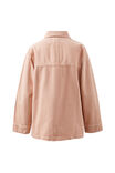 Ava Chore Shacket, WASHED PINK - alternate image 3
