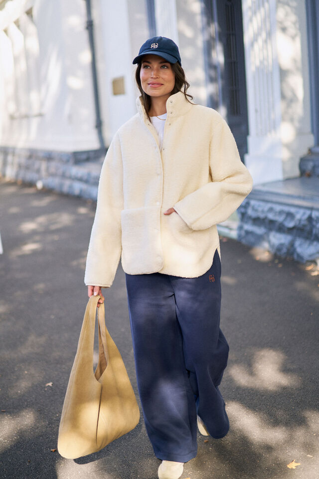 Teddy Jacket, MARSHMALLOW