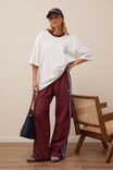 Liv Oversized Tee, WHITE/BURGUNDY SPORT CLUB - alternate image 4