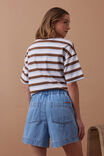 Darcy Relaxed Everyday Short, MID BLUE WASH - alternate image 3