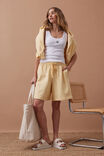 Lulu Reverse Panel Short, SUNNY YELLOW - alternate image 4