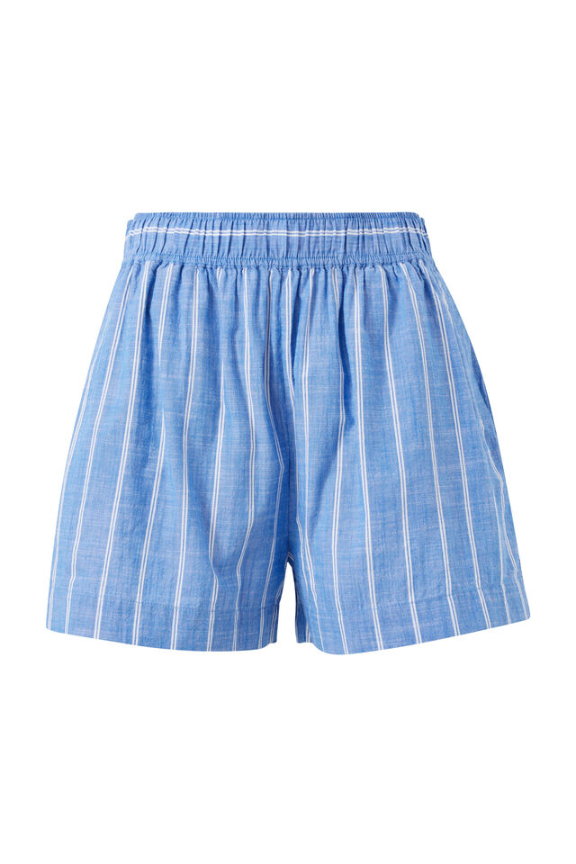 Mila Short, OXFORD BLUE WHITE TWIN STRIPE
