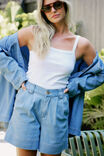 BLUE HERRINGBONE