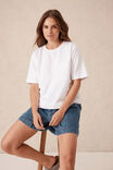 Boxy Pocket Tee, WHITE - alternate image 7