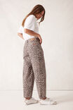 Tapered Barrel Jean, LEOPARD - alternate image 3