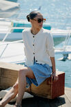 Nelly Long Sleeve Knit Cardi, EGGSHELL - alternate image 7