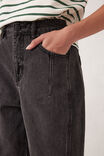 Darted Barrel Jean, FADED BLACK - alternate image 5