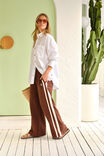 Peta Oversized Shirt, WHITE ORGANIC COTTON - alternate image 2