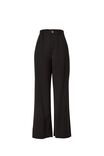Utility Pleat Front Pant In Rescued Fabric, BLACK - alternate image 2
