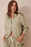 Relaxed Pocket Shirt, OLIVE - alternate image 6