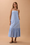 Sunday Maxi Dress, POWDER BLUE TRIPLE STRIPE - alternate image 5