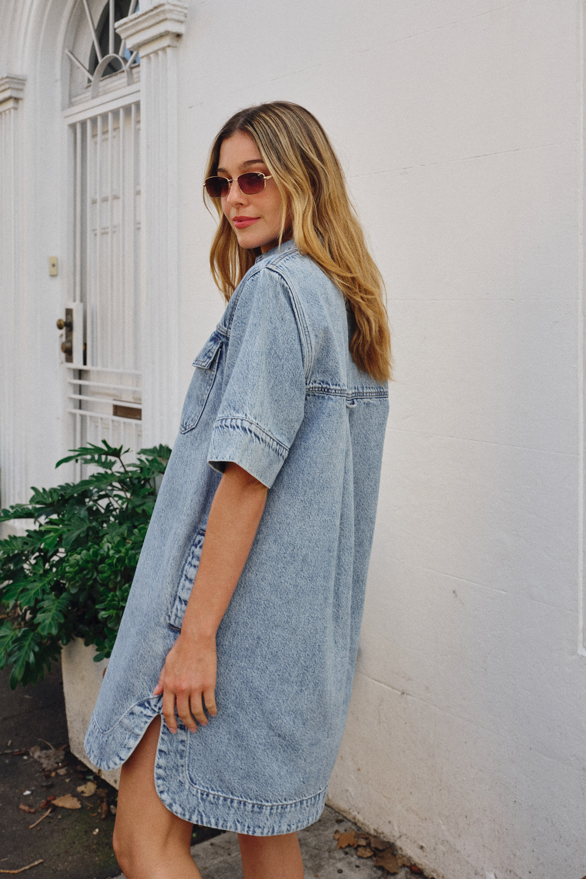 Relaxed Shirt Dress