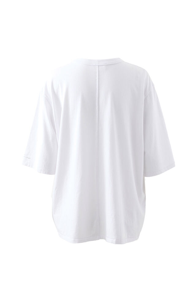 Liv Oversized Tee, WHITE/LA BELLE VITA