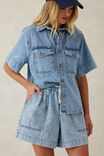 Relaxed Everyday Short, VINTAGE BLUE DENIM - alternate image 4