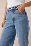 Wide Leg Jean In Organic Cotton, VINTAGE BLUE - alternate image 5