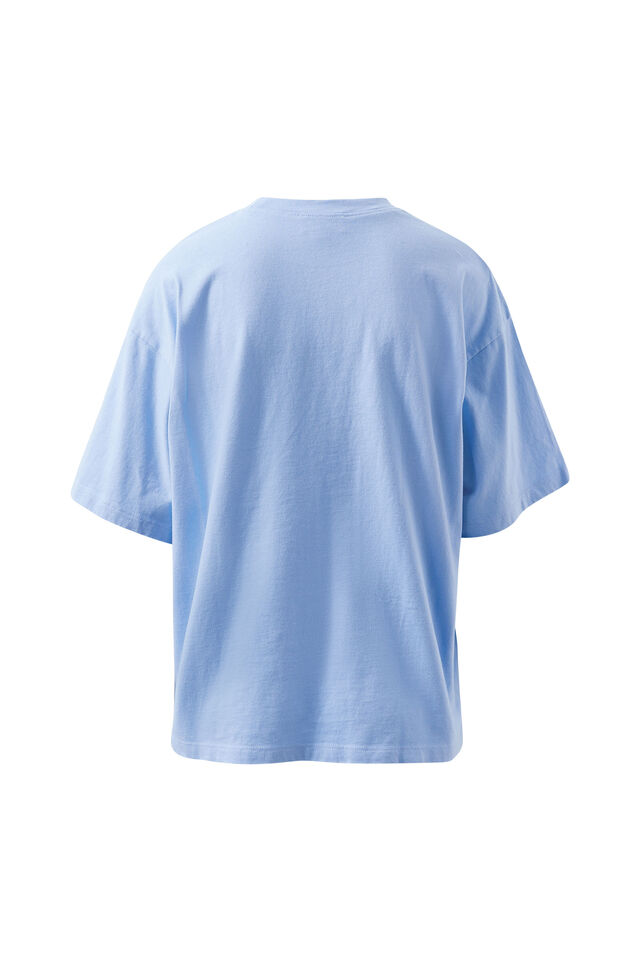 CERES LIFE X BHF Love Tee, SKY BLUE/CHOCOLATE