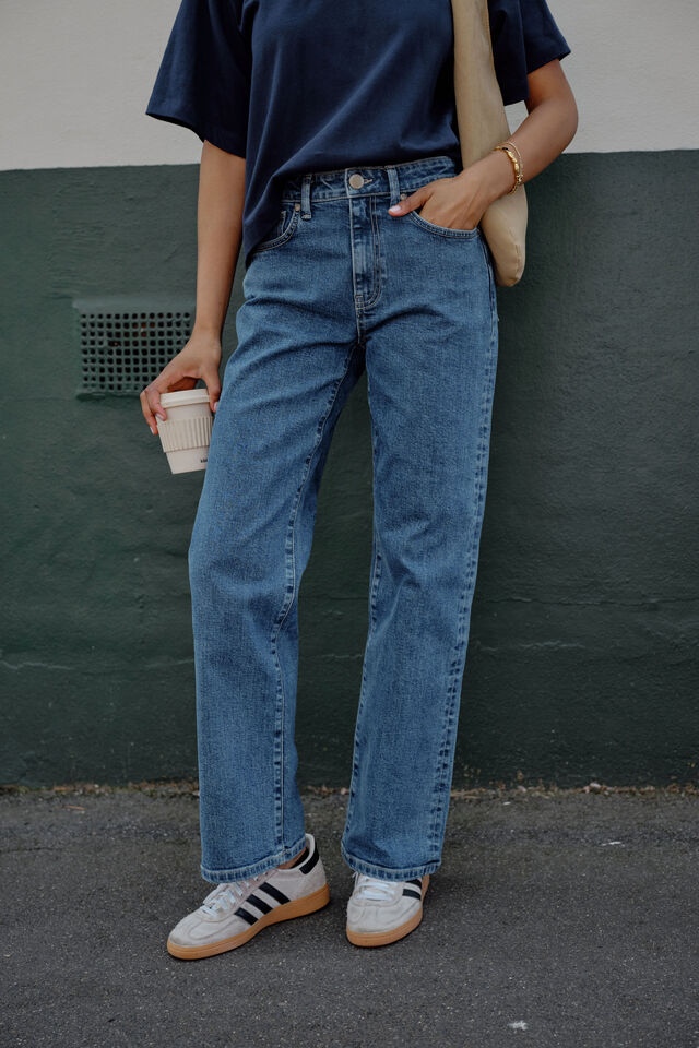 Sydney Straight Leg Jean, FRESH INDIGO