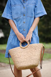 Short Sleeve Tiered Pocket Shirt Dress, VINTAGE BLUE - alternate image 6