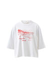 Macy Print Tee, WHITE/MAGGIE ISLAND - alternate image 2